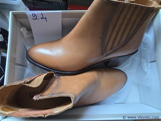 1 paar picolinos enkellaars camel, maat 40 - afbeelding 2 van  2