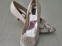 1 paar roberto d ' angelo naturel metal, maat 39 - afbeelding 1 van  2