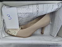 1 paar roberto d ' angelo naturel metal, maat 39 - afbeelding 2 van  2