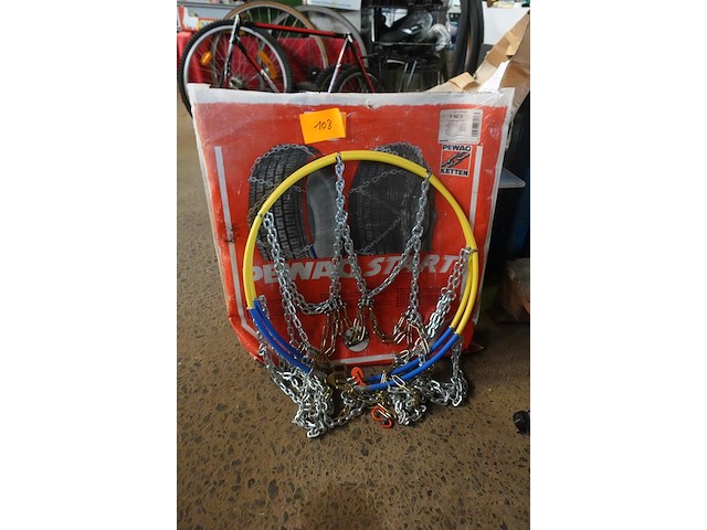 1 paar sneeuwkettingen maat r13/14/15 - afbeelding 1 van  2