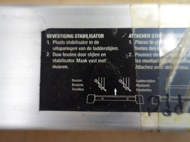 1 paar stabilisator voor ladder - afbeelding 3 van  3