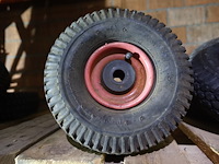 1 paar voorwielen voor zitmaaier - afbeelding 6 van  8