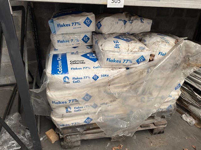 1 pallet calcium flakes 77% - afbeelding 1 van  3