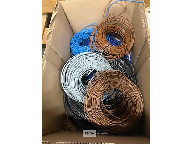 1 pallet electriciteitsdraad - afbeelding 1 van  3