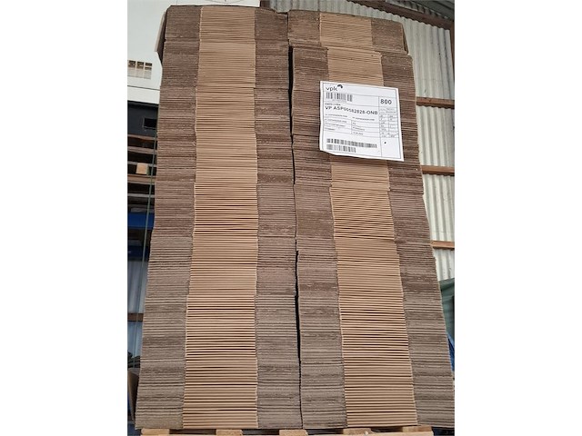 1 pallet kartonnen plooidozen 30x25x20 - afbeelding 1 van  2