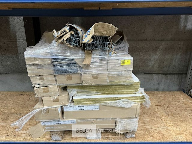 1 pallet rockfon tegels + bevestiging - afbeelding 1 van  8