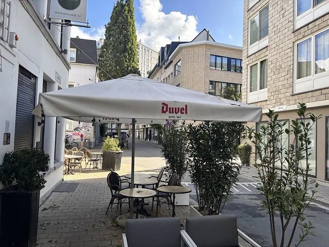 1 parasol getekend duvel - afbeelding 1 van  4