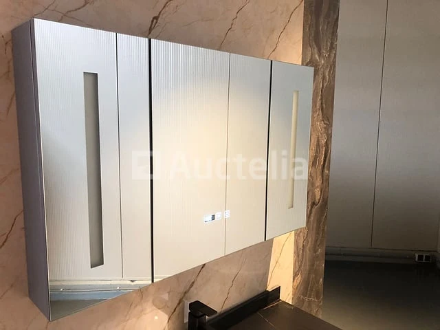 1-persoons badkamermeubel 100 cm wit - incl. kraan - afbeelding 7 van  7