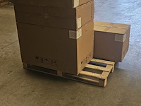 1-persoons badkamermeubel 80 cm hoogglans wit - incl. kraan - afbeelding 3 van  4