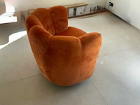1 persoons club zetel fauteuil (4x) - afbeelding 7 van  9