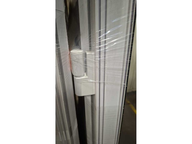 1 pvc buitendeur – wit/antraciet – volledig deurgeheel - afbeelding 2 van  5