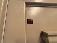 1 pvc voordeur met houtstructuur en glazen paneel frager - afbeelding 3 van  7