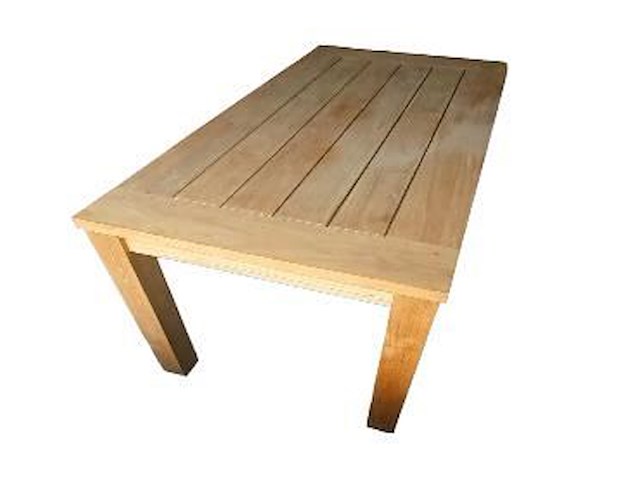 1 rechthoekige terrastafel - afbeelding 1 van  1