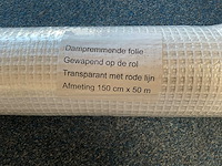 1 rol damp remmende gewapende folie 75 m2 - afbeelding 2 van  3