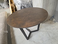 1 ronde bijzettafel met keramisch blad - afbeelding 1 van  6