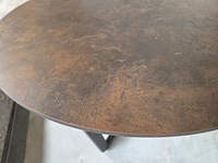 1 ronde bijzettafel met keramisch blad - afbeelding 4 van  6
