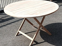 1 ronde klaptafel terrastafel - afbeelding 1 van  2