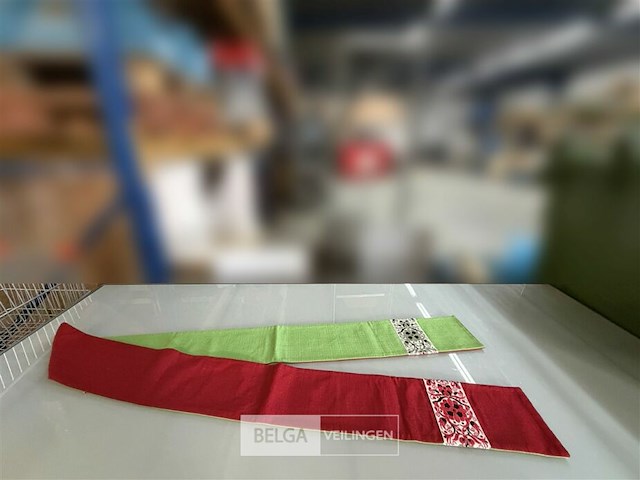 1 rood/groene stola - afbeelding 1 van  3