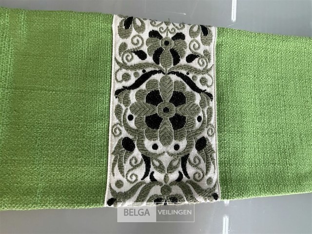 1 rood/groene stola - afbeelding 3 van  3