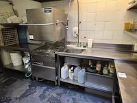 1 rvs afwasstraat metos master