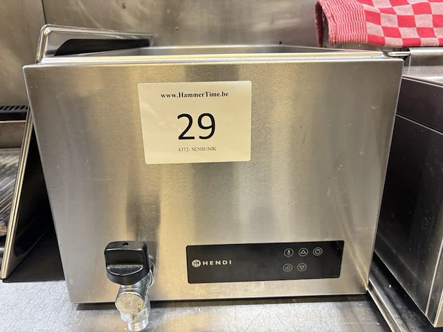 1 rvs bain-marie hendi - afbeelding 1 van  3