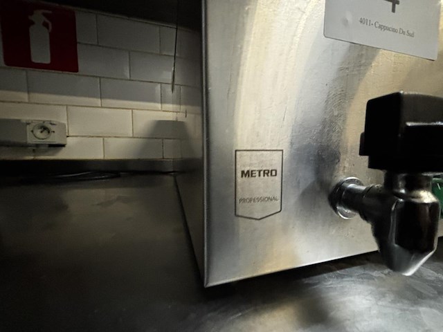 1 rvs bain-marie metro professional - afbeelding 2 van  3