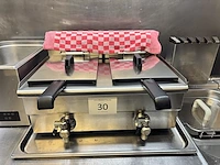 1 rvs dubbele friteuse maxima