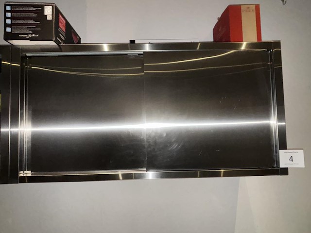 1 rvs hangkast - afbeelding 1 van  3