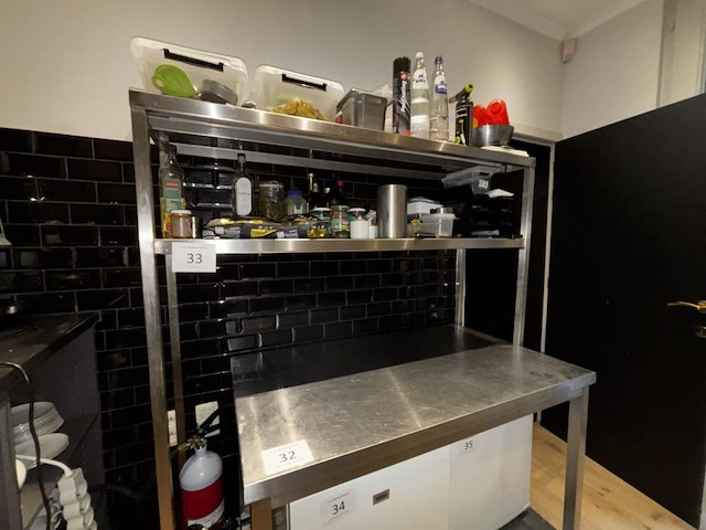 1 rvs rek - afbeelding 1 van  6