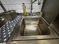 1 rvs spoelbak vv handgreepkraan - afbeelding 2 van  5