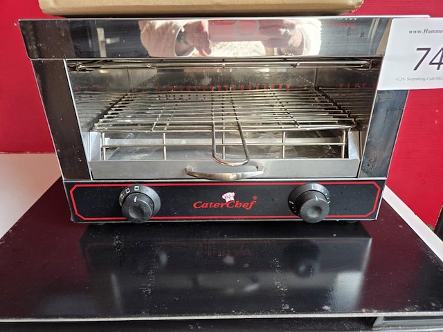 1 rvs tostimachine caterchef - afbeelding 1 van  4