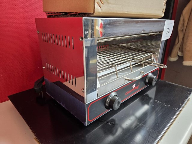 1 rvs tostimachine caterchef - afbeelding 3 van  4