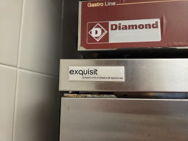 1 rvs vrieskast exquisit bf600inox - afbeelding 2 van  5
