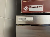 1 rvs vrieskast exquisit bf600inox - afbeelding 2 van  5