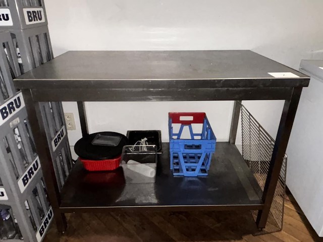 1 rvs werktafel - afbeelding 1 van  3