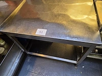 1 rvs werktafel - afbeelding 2 van  2