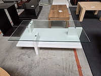 1 salontafel met glazen blad - afbeelding 1 van  3