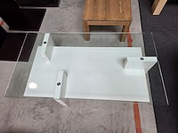 1 salontafel met glazen blad - afbeelding 2 van  3