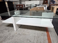 1 salontafel met glazen blad - afbeelding 3 van  3