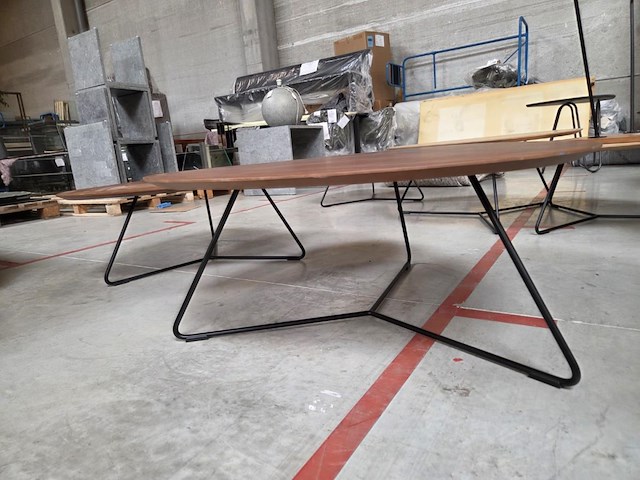 1 set notenhouten salontafel twinny - afbeelding 4 van  7
