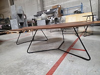 1 set notenhouten salontafel twinny - afbeelding 4 van  7