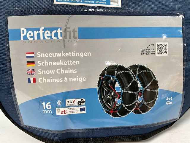 1 set perfect fit kb45 sneeuwkettingen - afbeelding 4 van  11