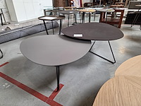 1 set salontafels met kunststof blad twinny - afbeelding 2 van  9