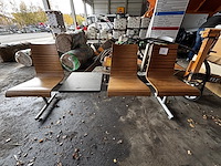 1 set wachtruimtestoelen met bankje - afbeelding 1 van  3