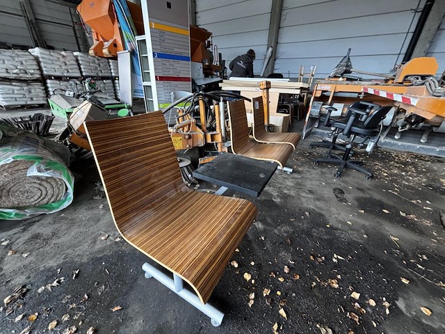 1 set wachtruimtestoelen met bankje - afbeelding 2 van  3