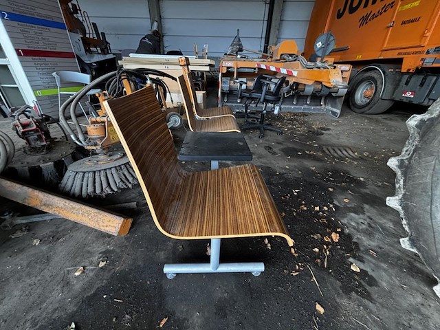 1 set wachtruimtestoelen met bankje - afbeelding 3 van  3