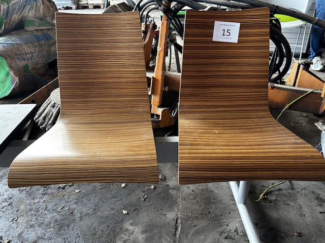 1 set wachtruimtestoelen zonder bankje - afbeelding 1 van  2