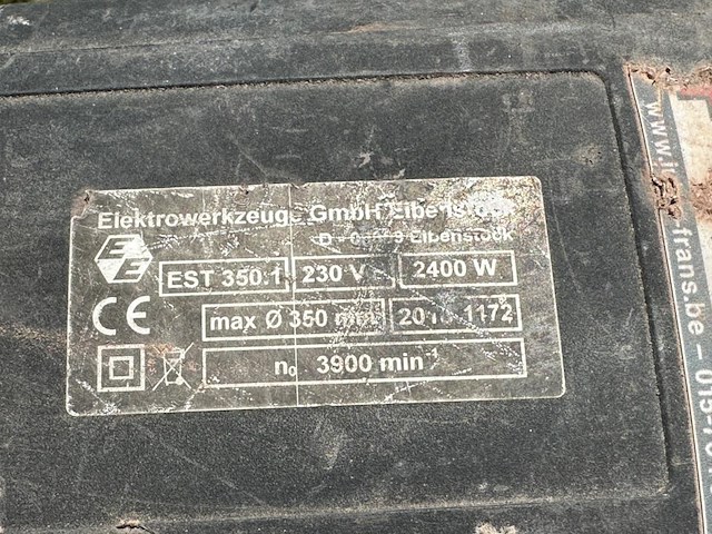 1 steenzaagmachine eibenstock est 350.1 - afbeelding 4 van  4