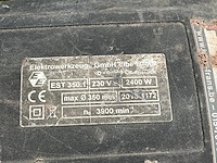 1 steenzaagmachine eibenstock est 350.1 - afbeelding 4 van  4