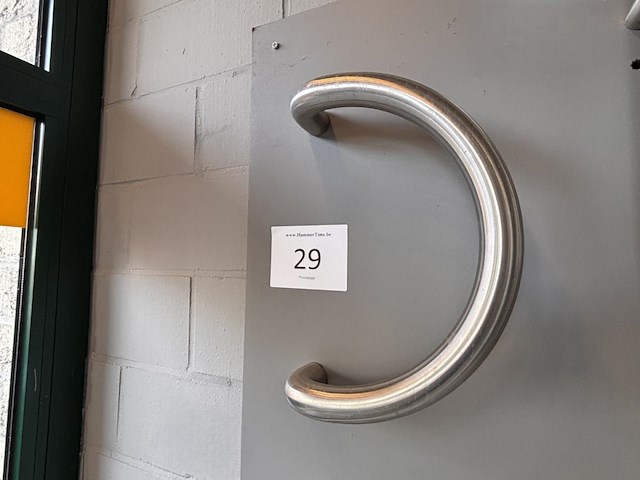 1 stuk alu deurbeslag - afbeelding 1 van  1